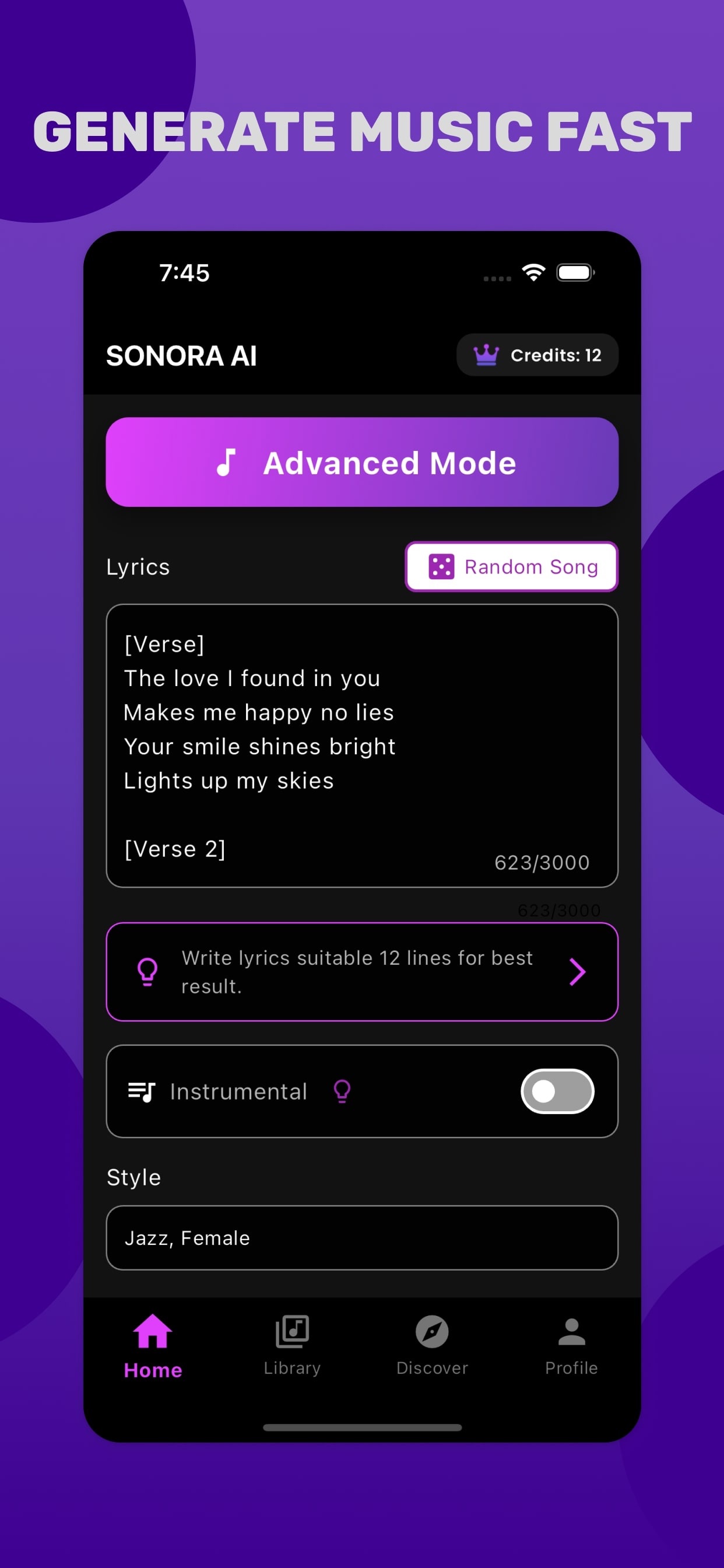 AI Music Generator screenshot 1